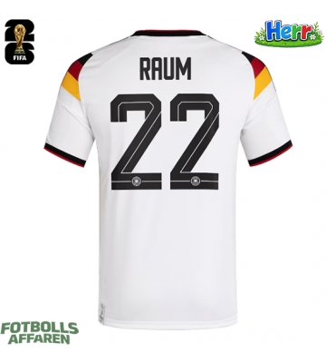 Tyskland David Raum #22 Hemmatröja VM 2026 Kortärmad